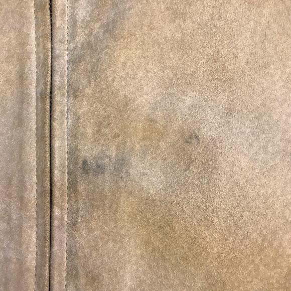 Calvin Klein Suede Leather Jacket Size Medium - Picture 3 of 8